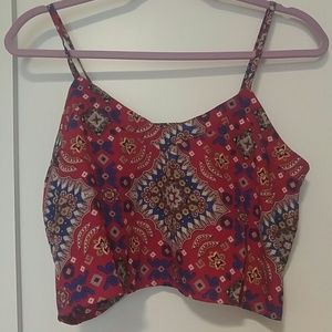 Patterned crop top